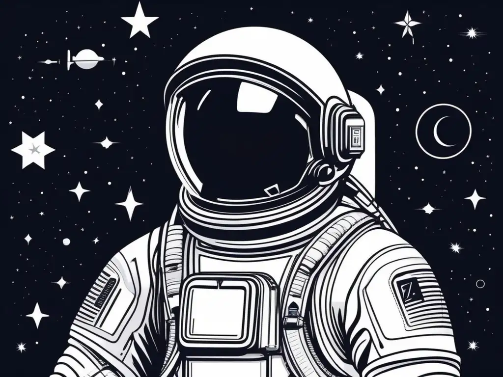 Astronauta flotando en el espacio Astronauta flotando en el espacio, fortalecer sistema inmunológico antes de viajar al espacio