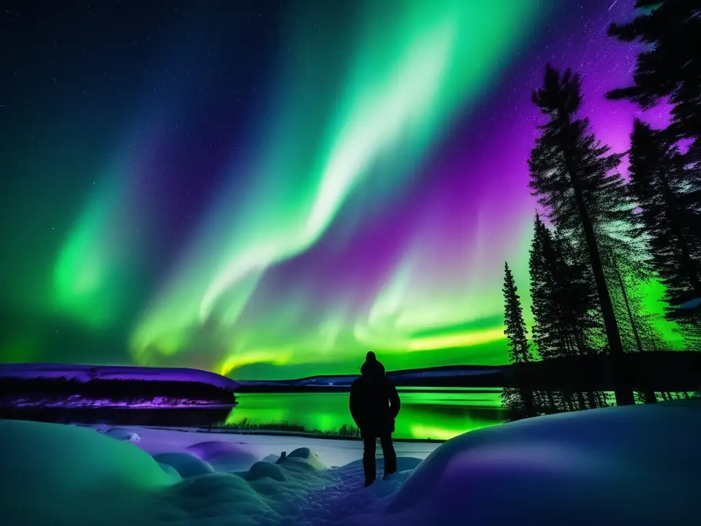 Aurora boreal en Suecia: espectáculo de colores Maravillosas auroras boreales en el cielo nocturno de Suecia: Observación estrellas Suecia: guía exploradores cosmos