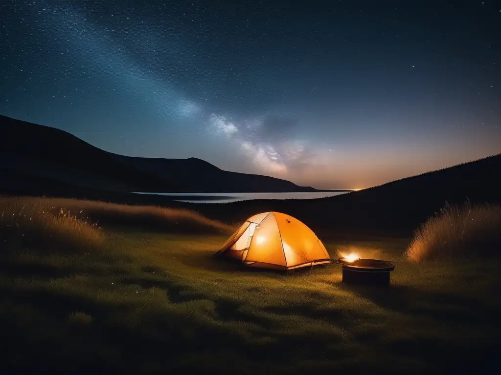 Campamento bajo estrellas Consejos para acampar bajo las estrellas