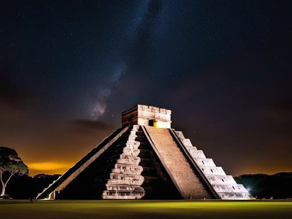 Noche estrellada sobre Chichén Itzá Descubriendo el cielo estrellado en Chichén Itzá