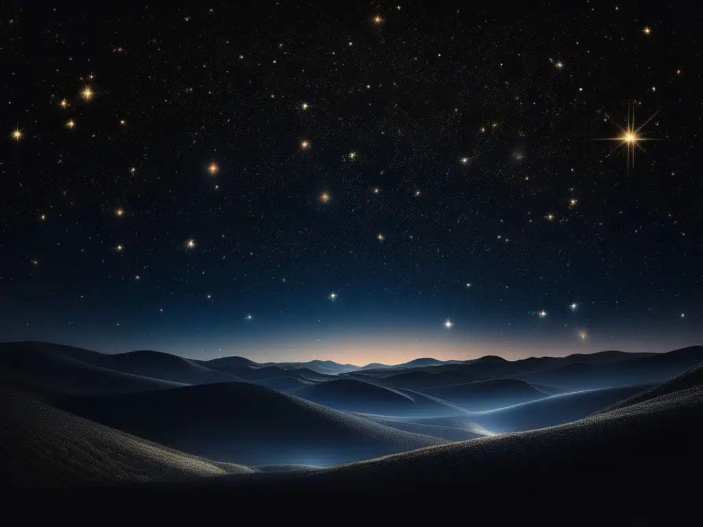 Impresionante imagen en 8k de un cielo oscuro lleno de estrellas Imagen impresionante de cielo oscuro estrellado en 8k: Festivales de astronomía: una tendencia estelar