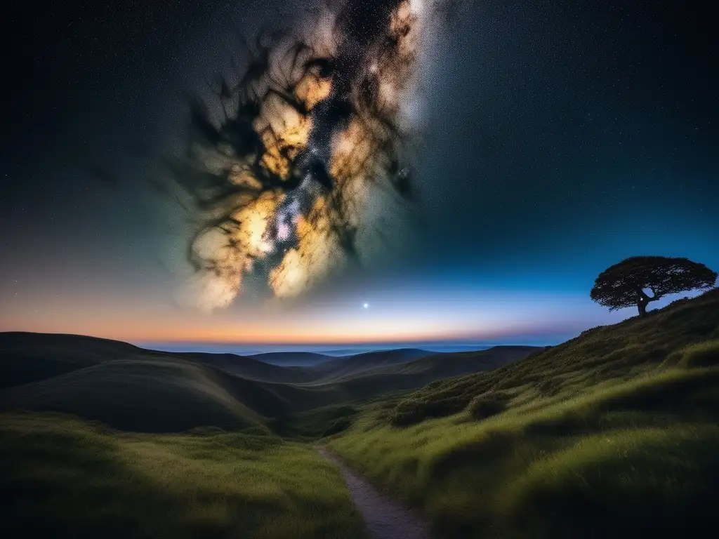 Educación y conservación astronómica Importancia educación conservación destinos astronómicos: imagen de noche estrellada con personas diversas unidas por educación y admiración celestial