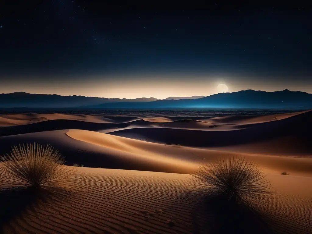 Desierto Argelino bajo la luna Turismo astronómico en Argelia: Experiencia celestial inolvidable en el desierto