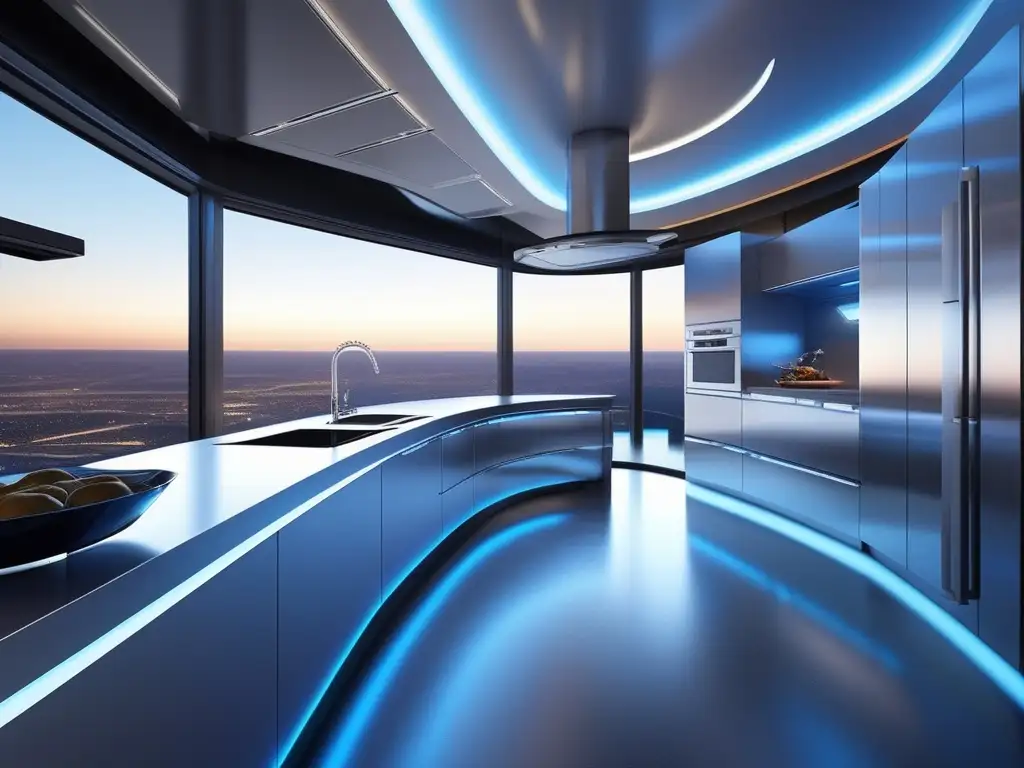 Futurista cocina espacial y nutrición Alimentación espacial saludable: consejos para exploradores