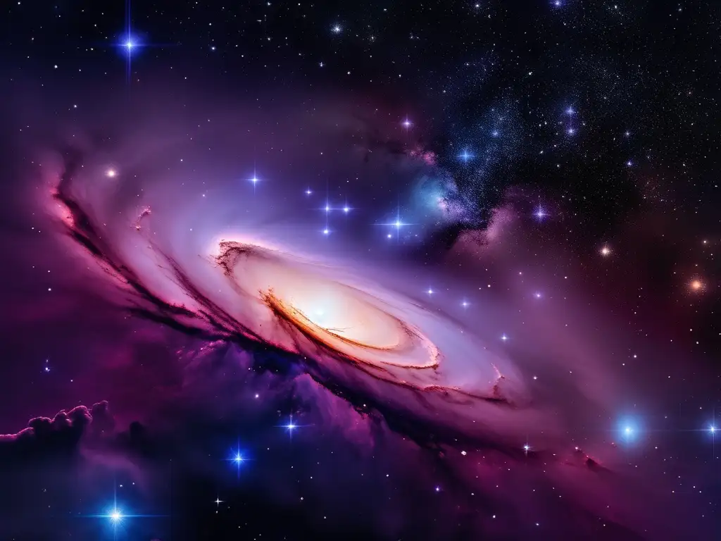 Nebulosa celestial en colores impactantes y detalles ultradetallados