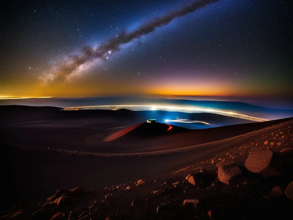 Esplendor del cielo nocturno en Mauna Kea, Hawaii Observatorio Mauna Kea: paraíso astronómico estelar