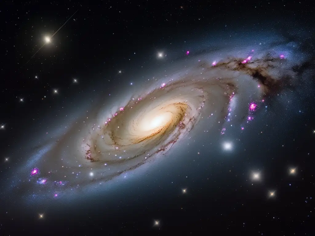 Milky Way: Una noche estrellada deslumbrante Maravillosa imagen de la Vía Láctea, con miles de estrellas brillantes y detalles fascinantes