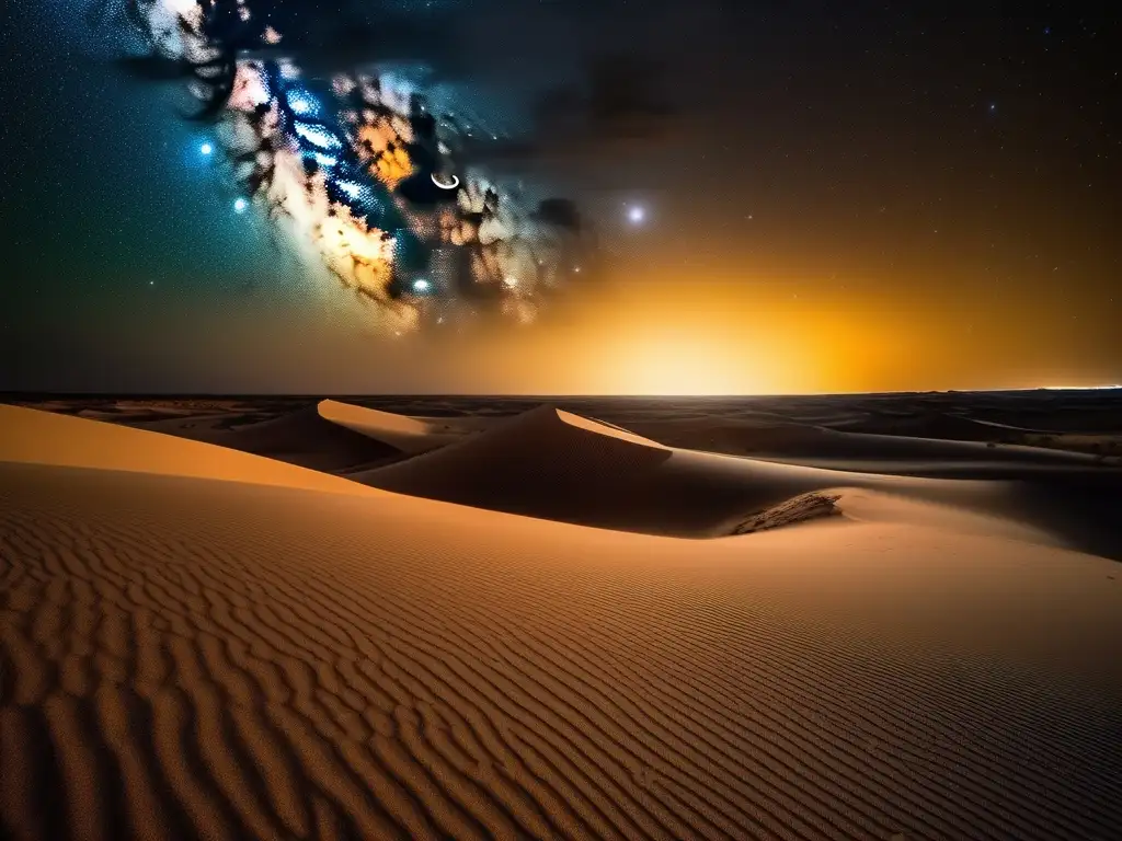 Stargazing paradise in Mali Turismo astronómico en Mali: Una imagen 8k ultra detallada muestra condiciones óptimas para observar las estrellas
