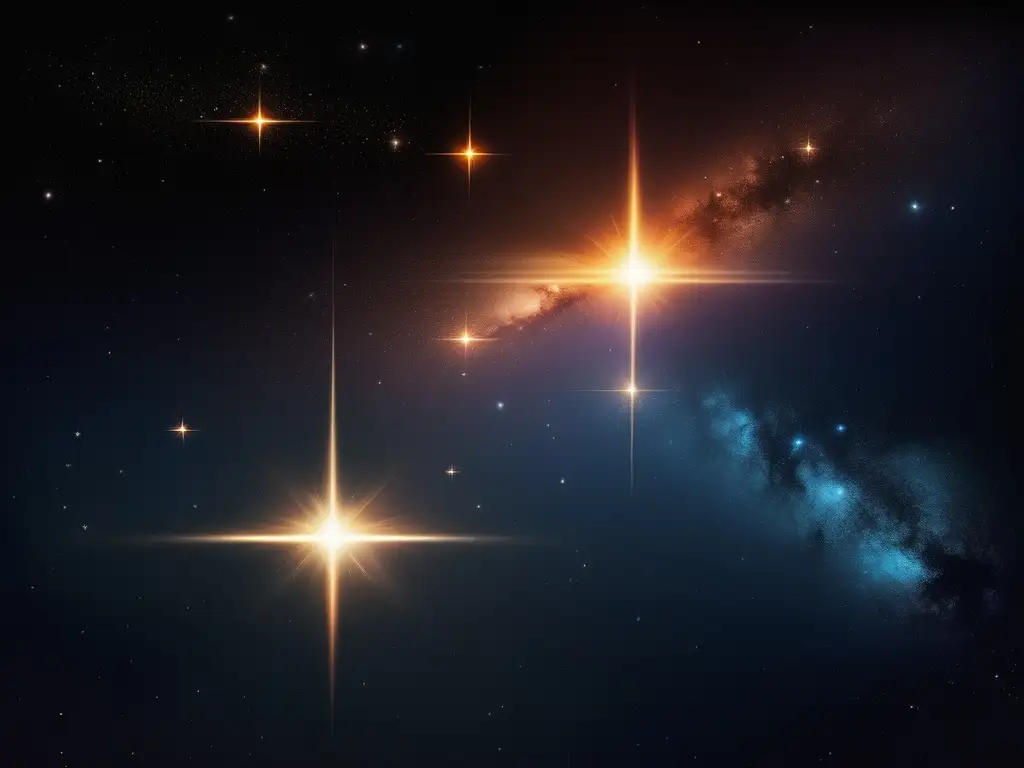 Estrellas binarias en cosmos sereno Estrellas binarias: parejas cósmicas en el universo