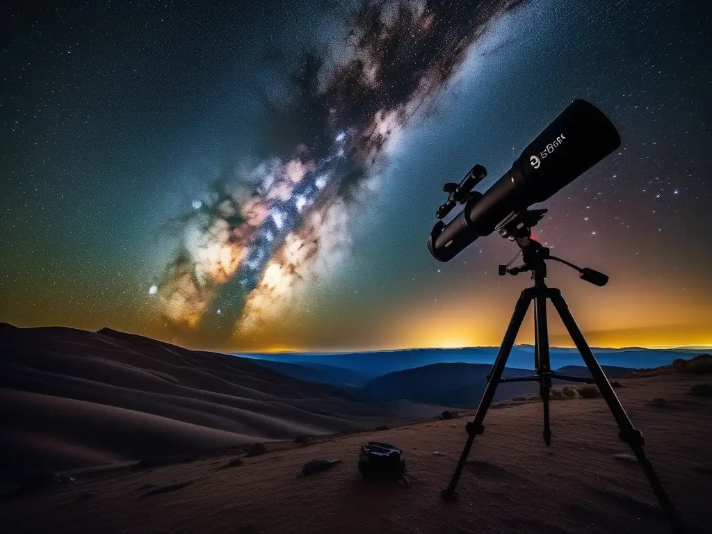 Maravillosa imagen 8k de la Vía Láctea Fotografía planetaria: guía práctica para principiantes - Imagen impresionante de 8k del cielo nocturno, capturando la Vía Láctea en todo su esplendor