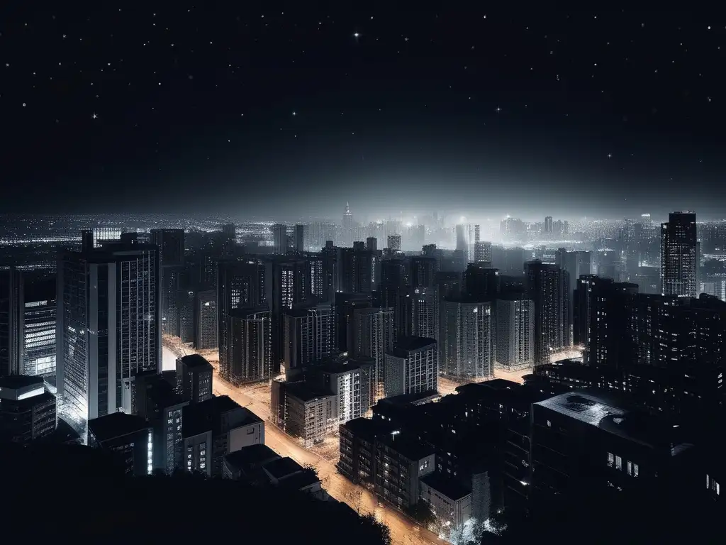 Cielo estrellado sobre la ciudad Urbanización y destinos astronómicos: Reflexiones y llamado a la acción