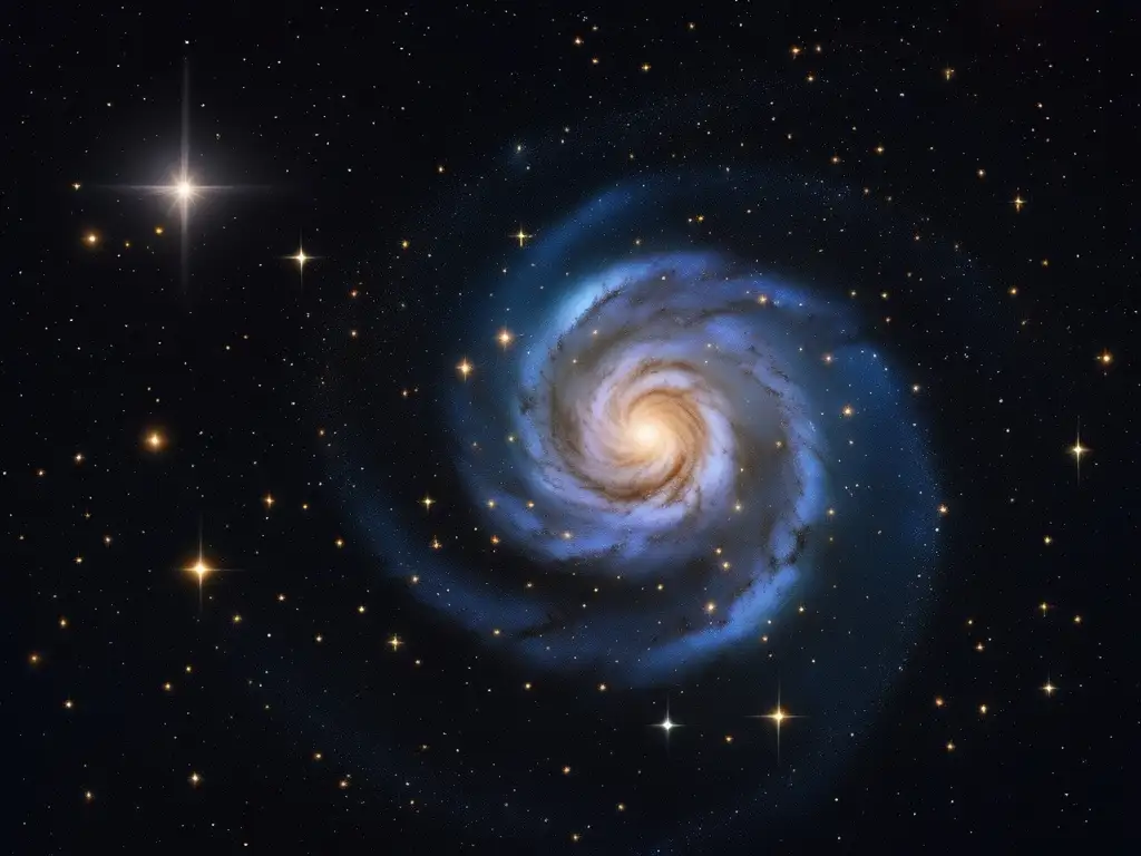 Galaxia espiral con estrellas Descubriendo radiogalaxias: guía para observar las estrellas y galaxias
