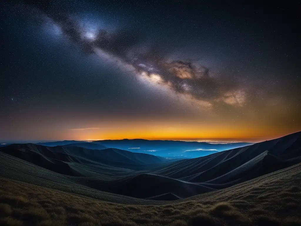 Noche estrellada en 8k Festivales de astronomía: una tendencia estelar