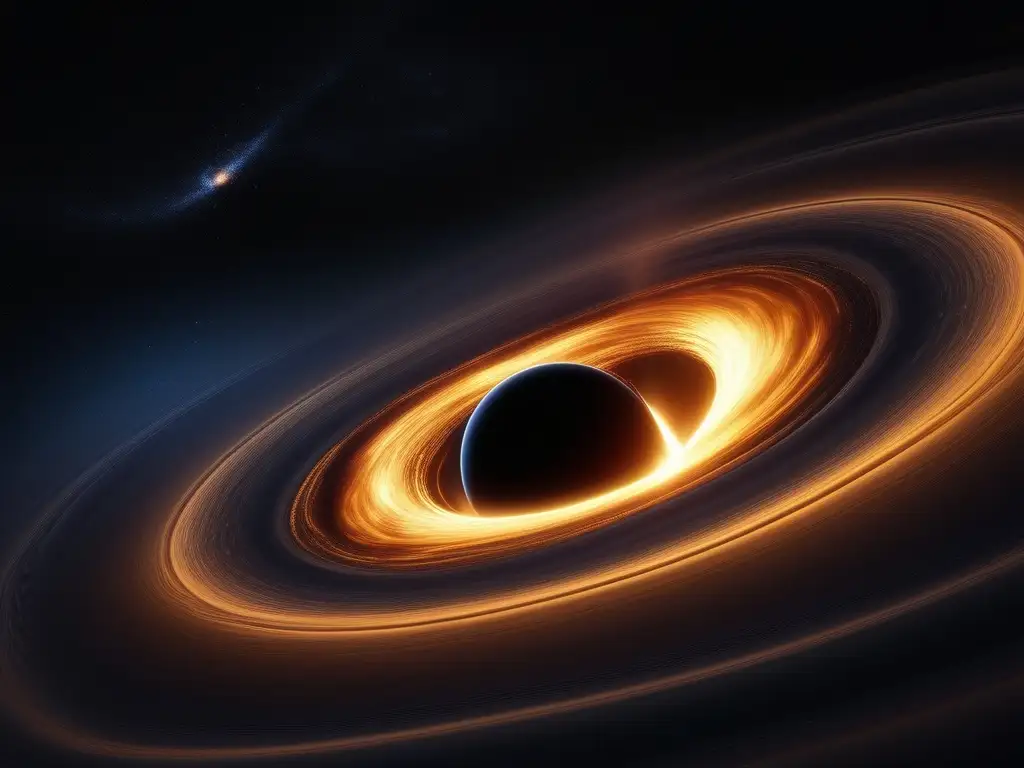 Descubriendo agujeros negros: efecto hipnótico ondulatorio de un supermasivo en el centro de una galaxia