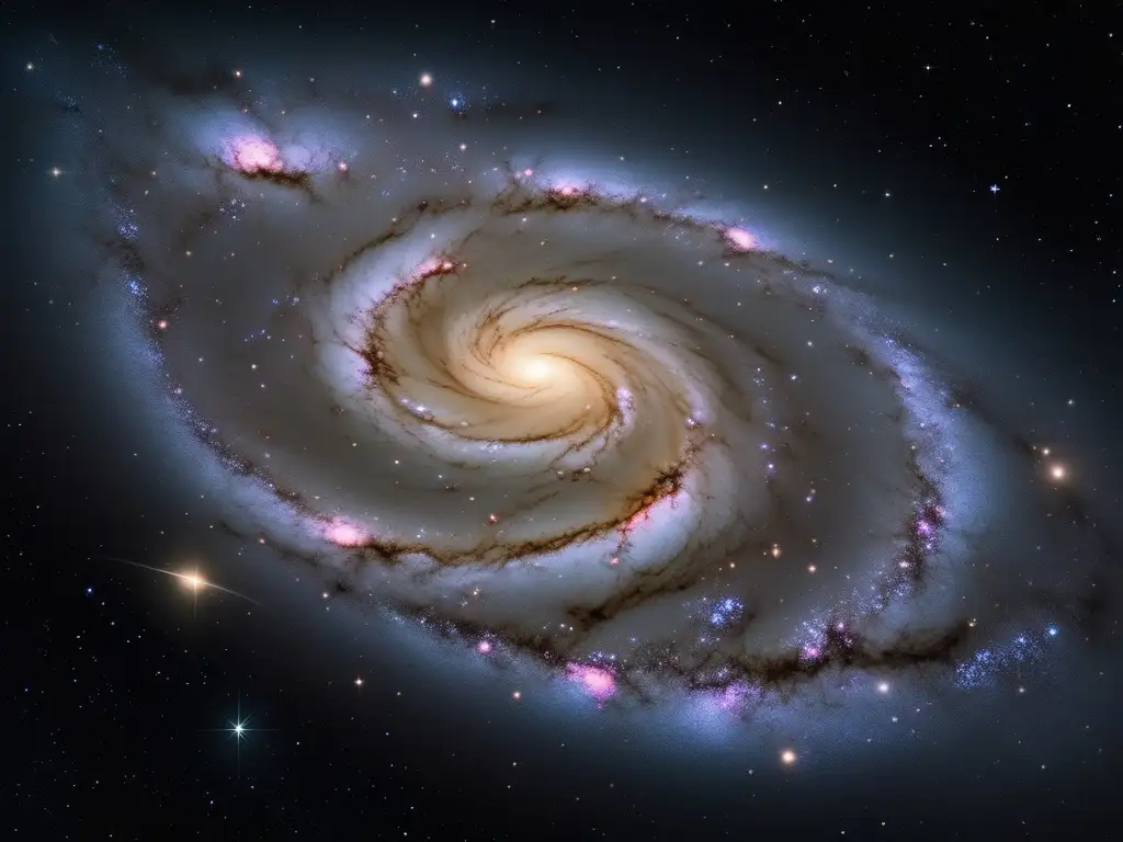 Impresionante imagen 8k del cielo nocturno Imagen impresionante del cielo nocturno en 8k, con la Vía Láctea y constelaciones prominentes