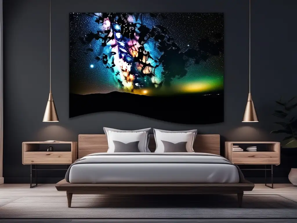 Noche estrellada, libre de contaminación lumínica Noche estrellada sin contaminación lumínica: Urbanización y destinos astronómicos