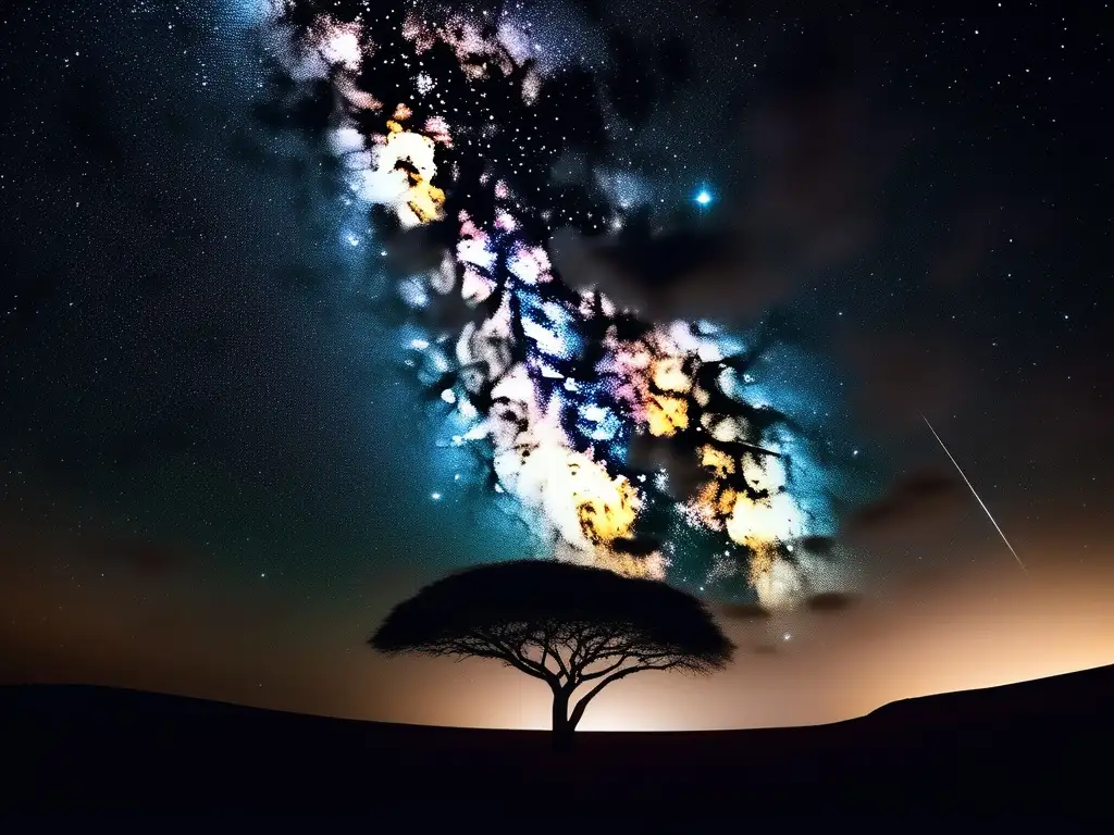 Cielo estrellado en África: 8k Cielo africano: festivales astronómicos explorando maravillas celestiales