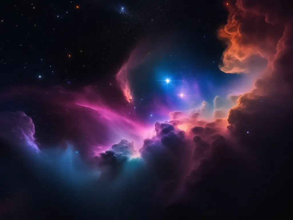 Nebulosas en cosmovisión pueblos originarios: una imagen celestial y vibrante