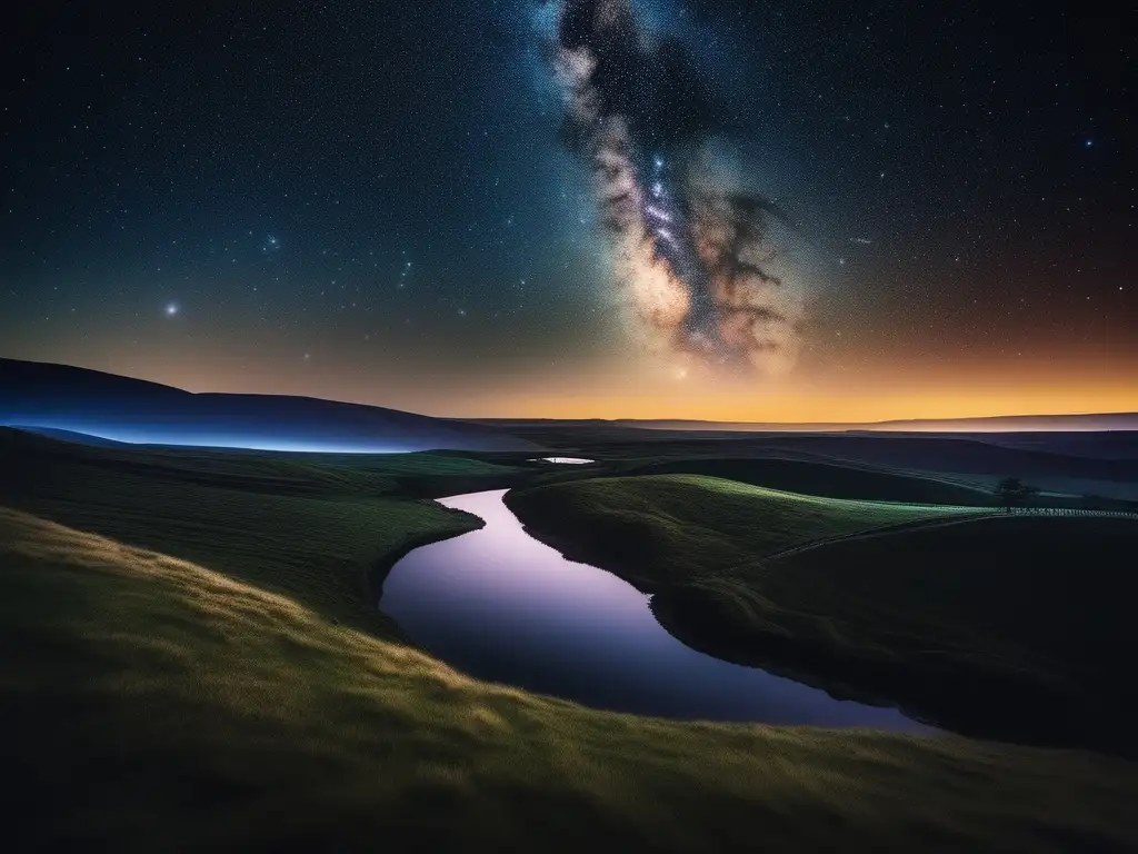 Noche estrellada, 8k detallada Noche estrellada: Importancia educación y conservación de destinos astronómicos