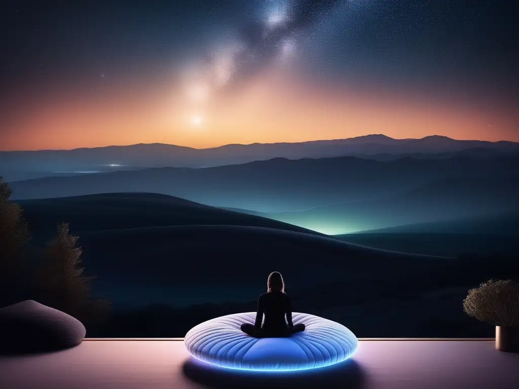 Noches estrelladas y meditación Técnicas de relajación para viajes astronómicos
