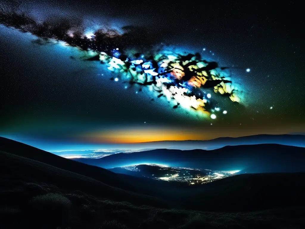 Noche estrellada: Universo infinito Turismo astronómico: Explorando destinos estelares en las últimas décadas