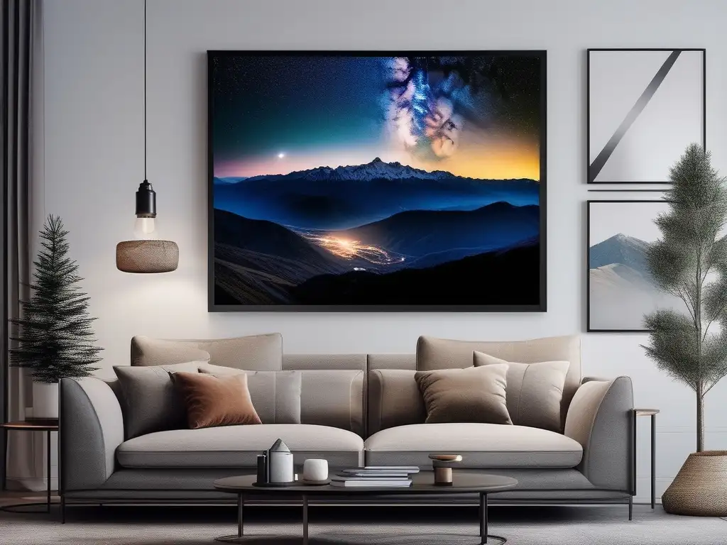 Majestuoso cielo estrellado sobre montañas silueteadas Víaje astronómico: montañas y cielo estrellado - Consejos para viajes astronómicos de altura