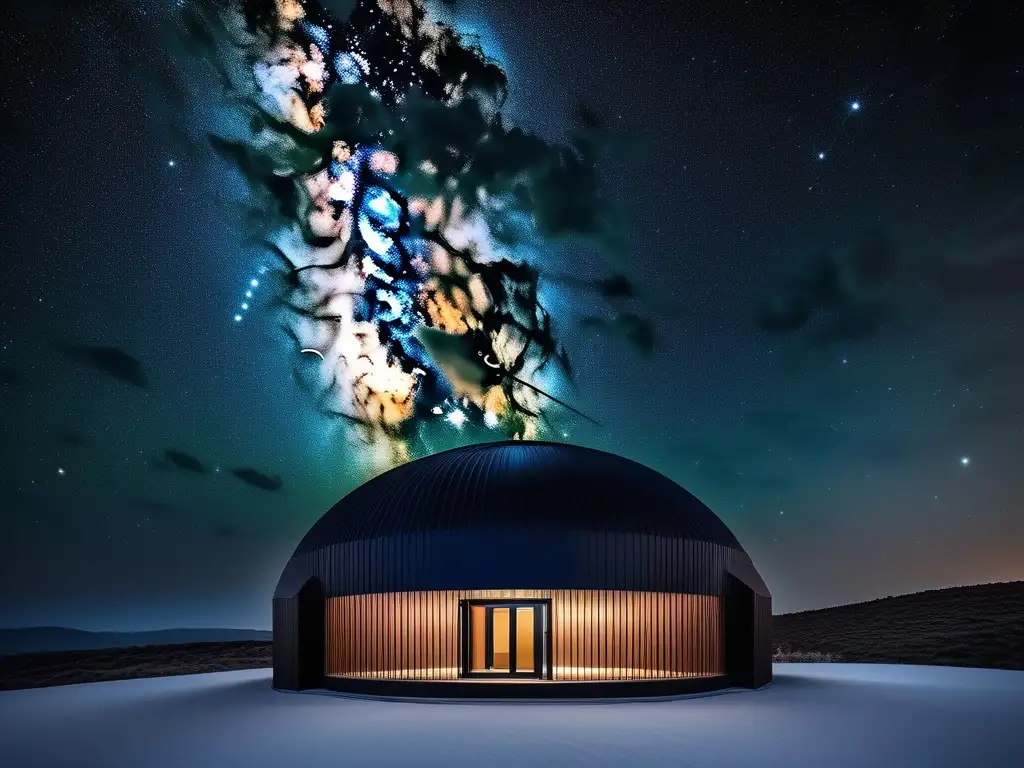 Observatorio nocturno ecofriendly Coexistencia turismo astronómico y desarrollo sostenible bajo un cielo estrellado y protegido