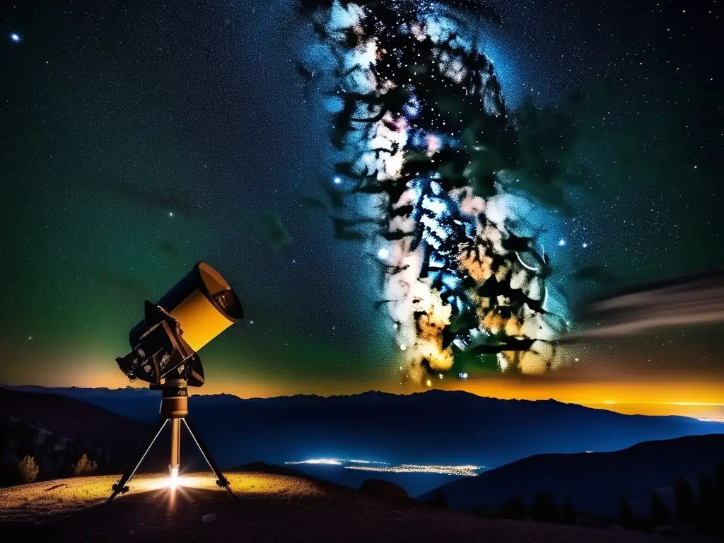 Noche estrellada en Sierra Nevada, California Explorando el cielo estrellado en Sierra Nevada, California