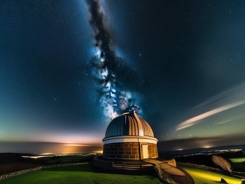 Noche estrellada en el Observatorio de Armagh, Irlanda Turismo astronómico en Irlanda: Guía del Observatorio de Armagh