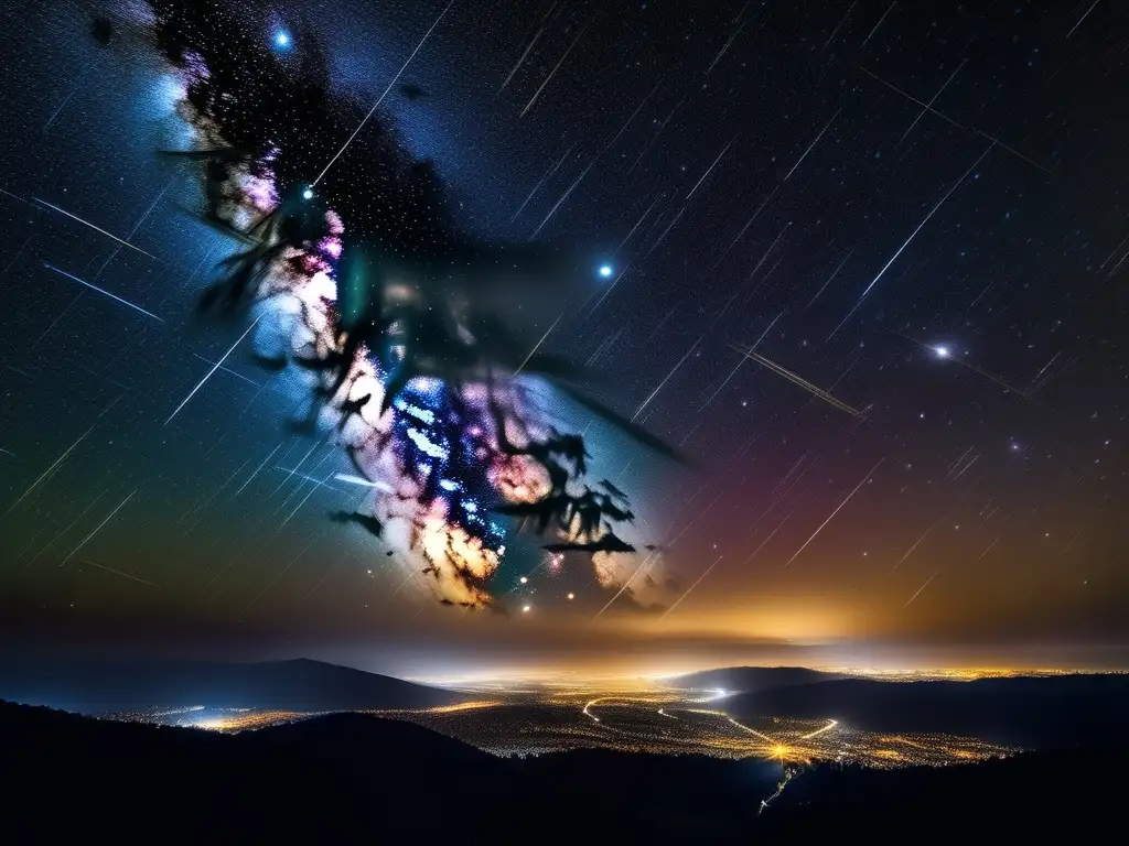 Cielo estrellado y observatorio moderno Turismo astronómico: guía celestial hacia las estrellas