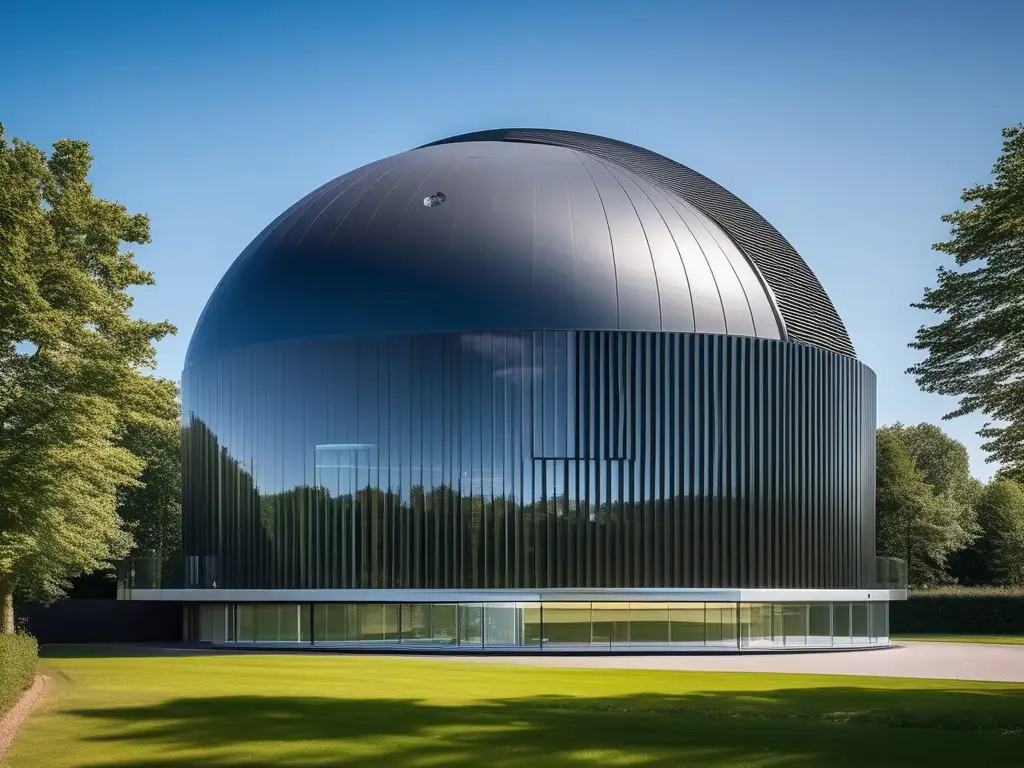 Espléndida observatorio Sonnenborgh en los Países Bajos Observatorio Sonnenborgh en Países Bajos: diseño arquitectónico moderno, vistas impresionantes del cosmos y paisaje exuberante