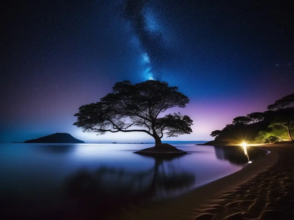 Noche estrellada sobre el Lago Malawi Turismo astronómico en Malawi: Noche estrellada en el lago de las estrellas