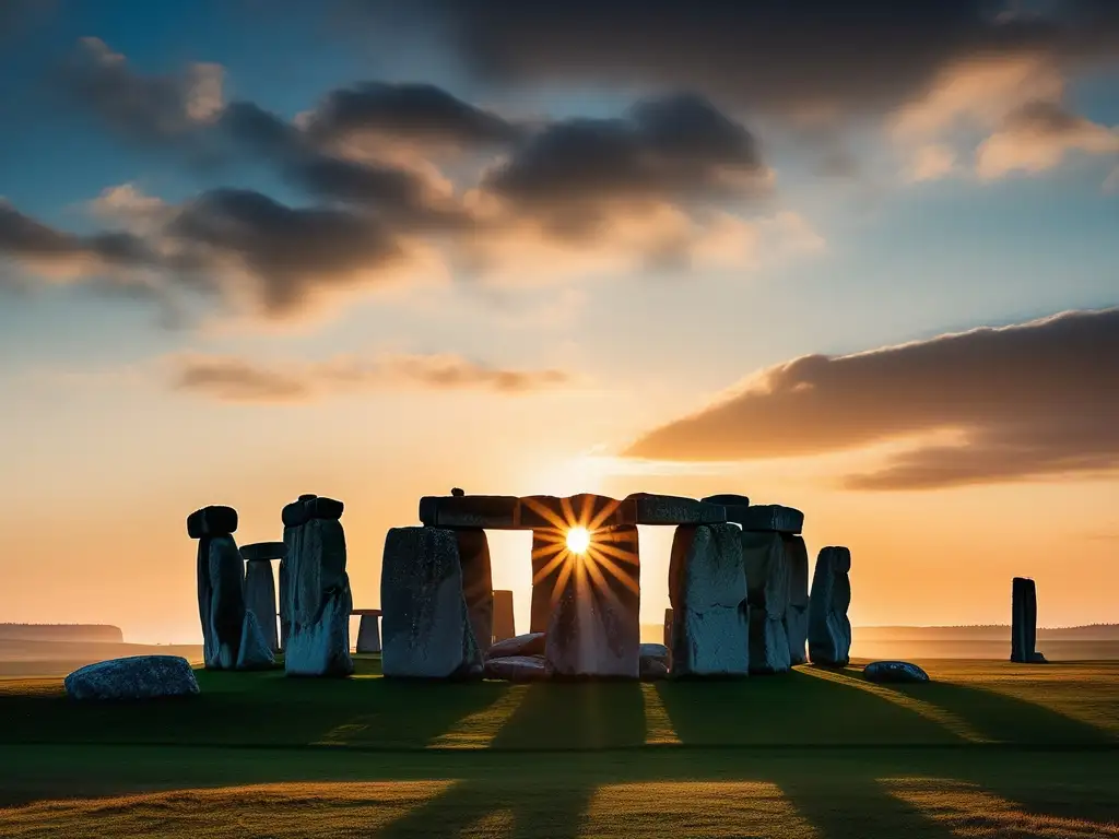 Stonehenge al amanecer Turismo astronómico en círculos de piedra del Reino Unido: Stonehenge al amanecer, una imagen 8k impresionante