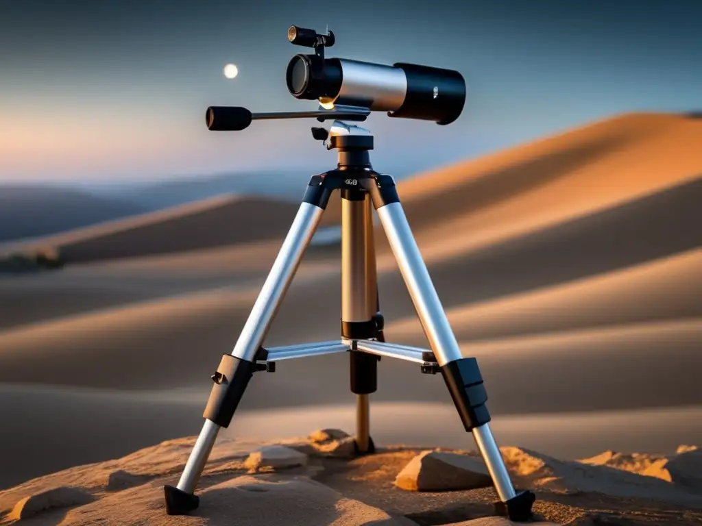 Trípode para telescopio cósmico de aluminio y fibra de carbono, ajustable y resistente, ideal para observación celestial