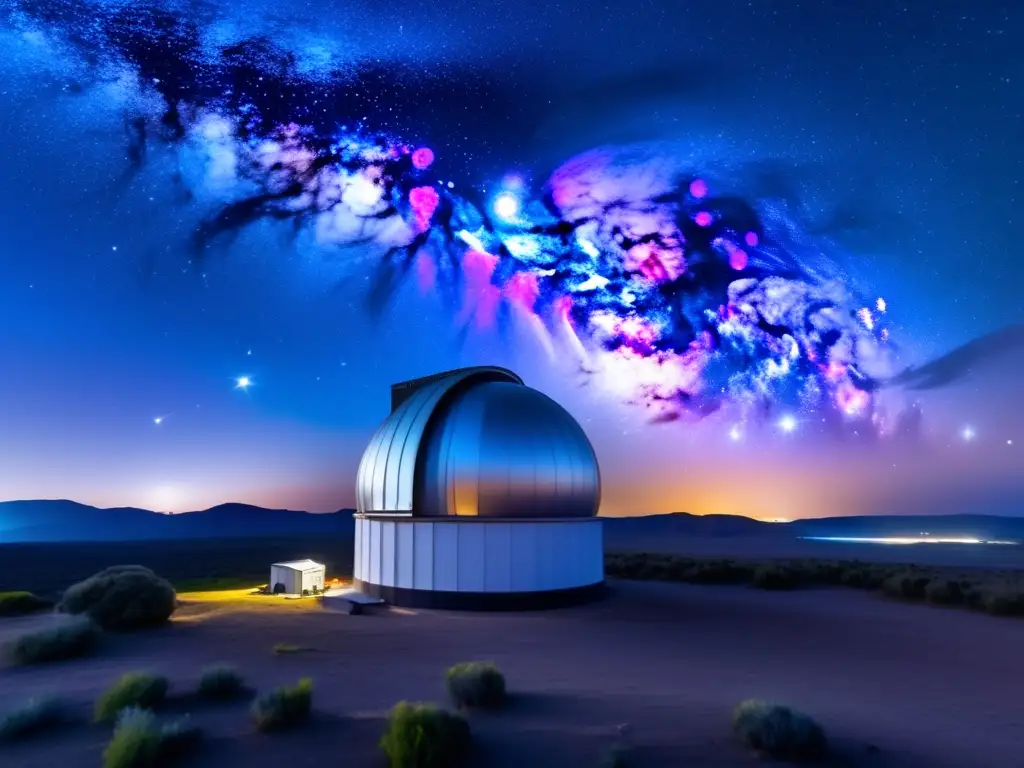Cielo estrellado sin contaminación lumínica Amenaza de contaminación lumínica en astronomía: soluciones - Imagen detallada de un cielo nocturno lleno de estrellas, galaxias y nebulosas
