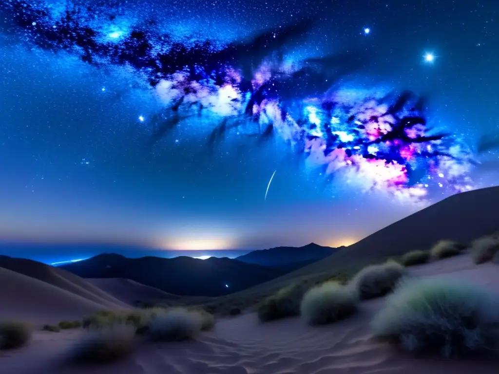 Maravillosa noche estrellada con la Vía Láctea Consejos: Fotografía de la vía láctea, belleza celestial y nocturna